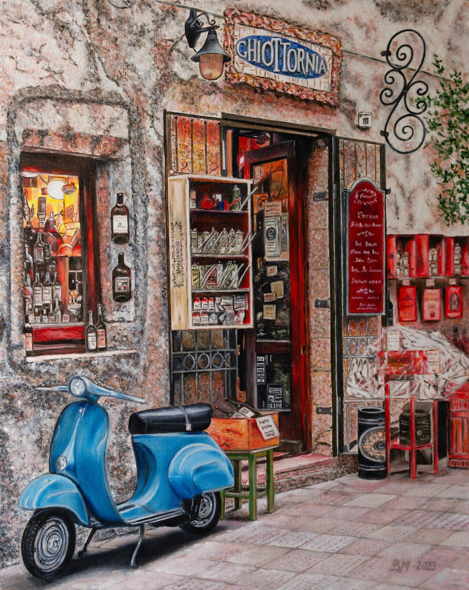 ITALIAN GOODIES by Vera Melnyk (Holidays in Italy, Modern Home Decor, Wall art, Art for sa... by Vera Melnyk