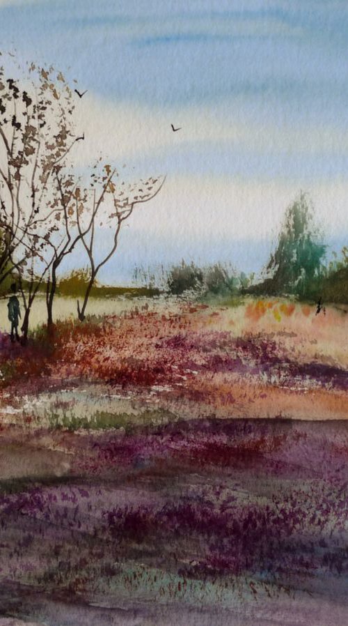 Autumn meadow by Aneta Gajos