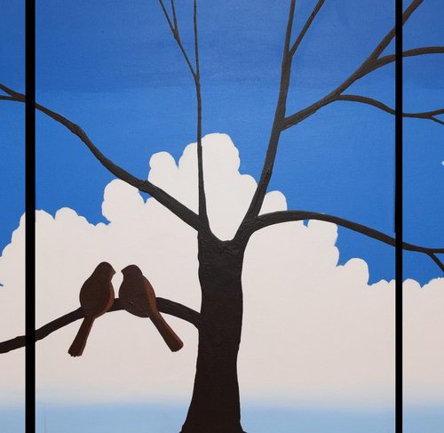 cute Love Birds art by Stuart Wright