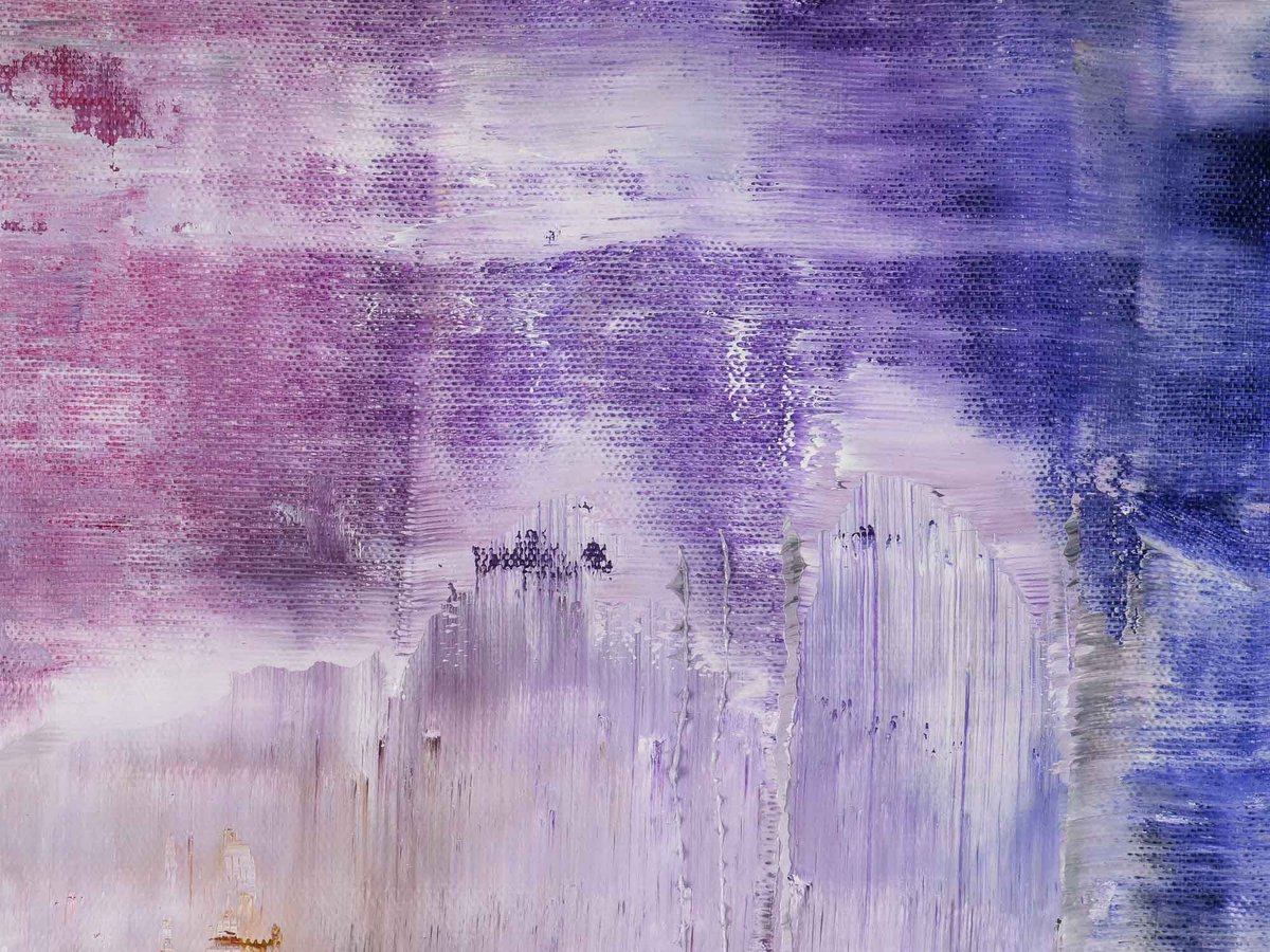 Organic Abstract Oil Painting By Vadim Shamanov, 15 X 20", Euridice, Original Artwork