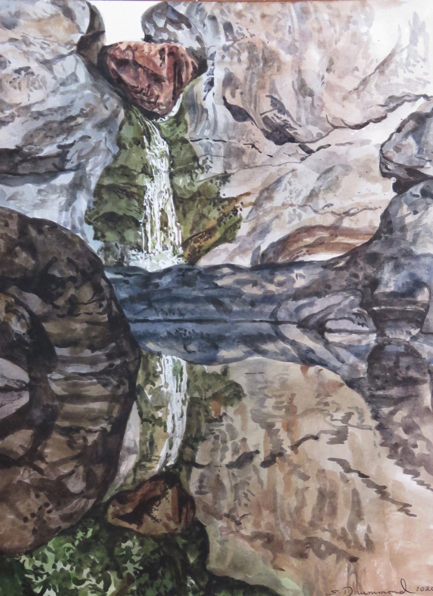 Greenwood Waterfall by Sarah Drummond