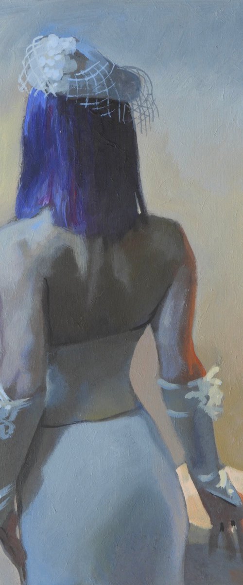 White and purple by Peter Orrock