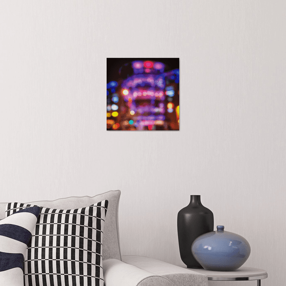 City Lights 5. Limited Edition Abstract Photograph Print  #1/15. Nighttime abstract photography series.