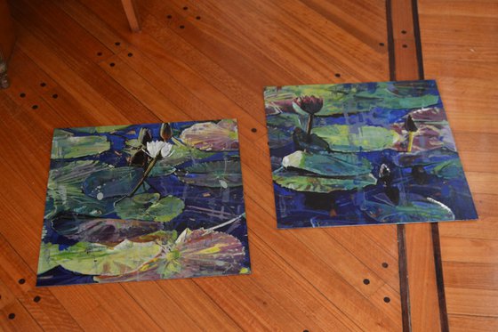 Waterlilies ( Diptych )