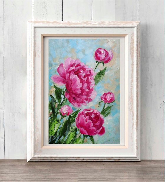 Peonies Painting