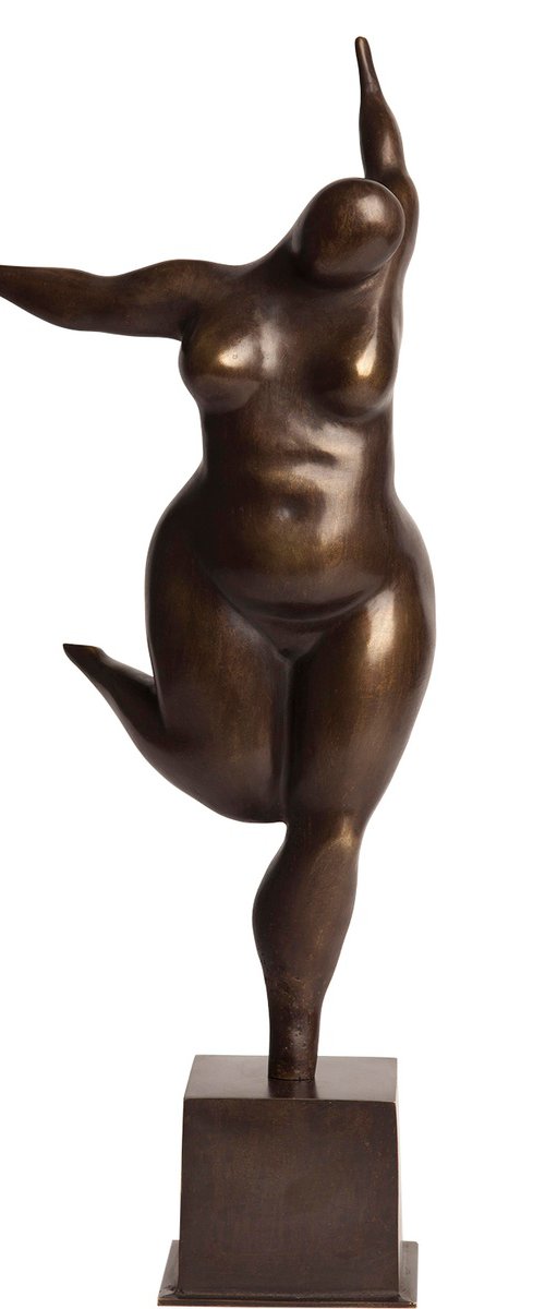 "Fall" Contemporary Bronze Sculpture by Veaceslav Jiglitski