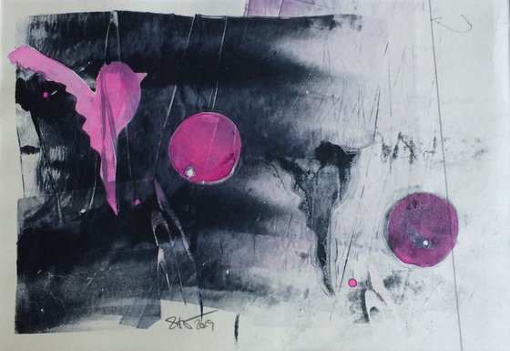 Your World is my World I Monoprint