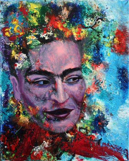 Frida Fantasy 01, unique artwork by Salana Art Gallery
