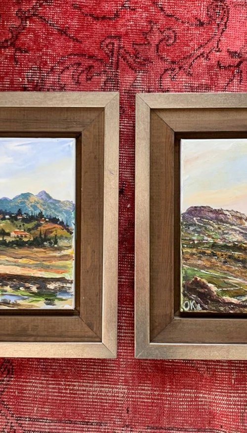 Germasogeia, Diptych by Olga McNamara BiennaleArtist