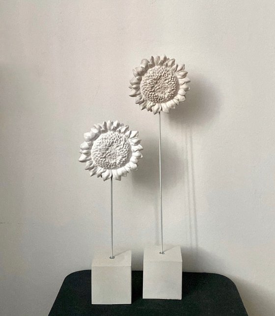 Sunflower middle 25 cm - interior figurine by Elena Troyanskaya
