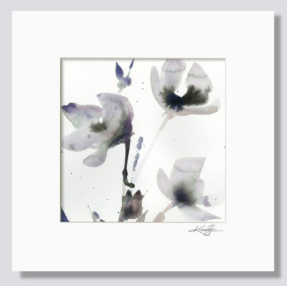 Organic Impressions Collection 17 - 3 Floral Paintings