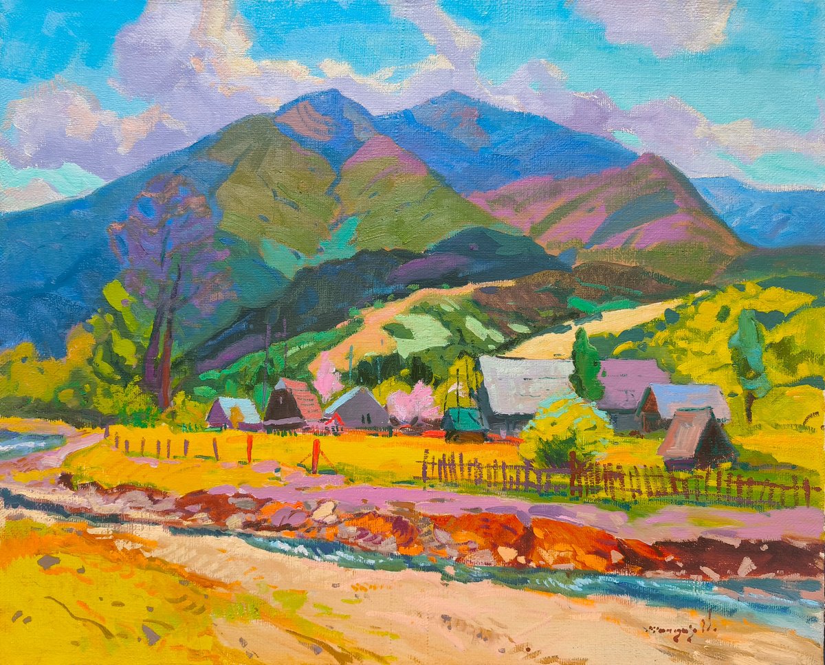 Carpathian Melody Of Spring By Alexander Shandor, 39 X 33, Artwork For Sale On Artfinder