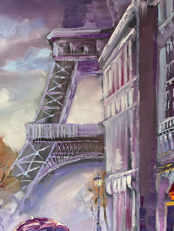 Walking in Paris (90x90cm)