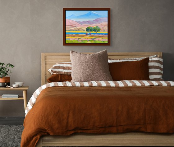 Two by the River Beneath Ararat