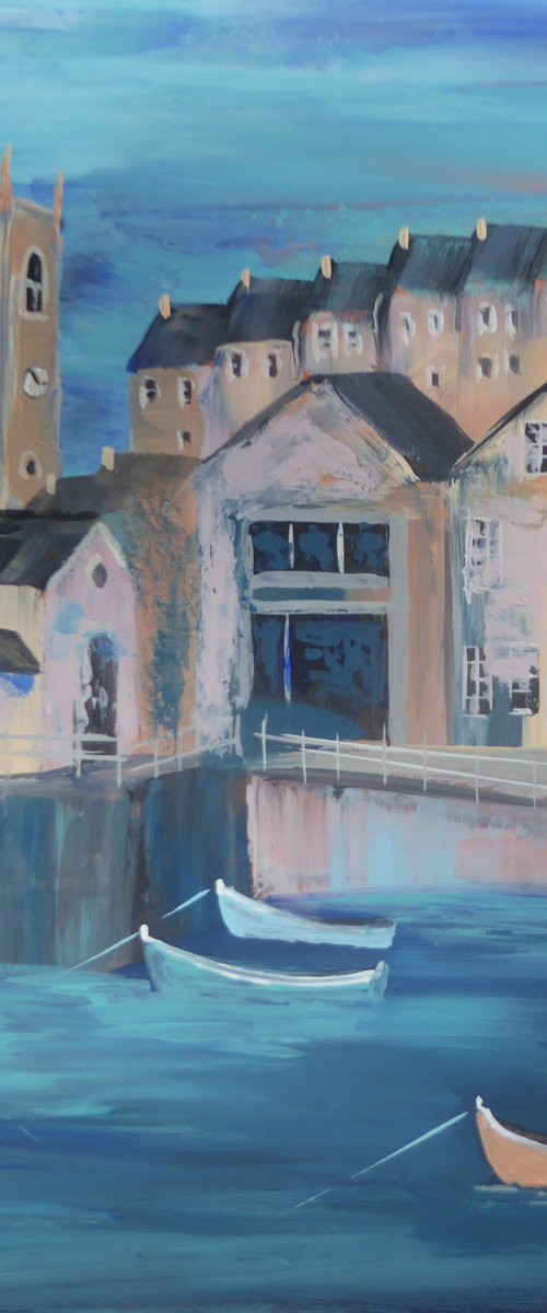 St Ives, West Pier by Elaine Allender