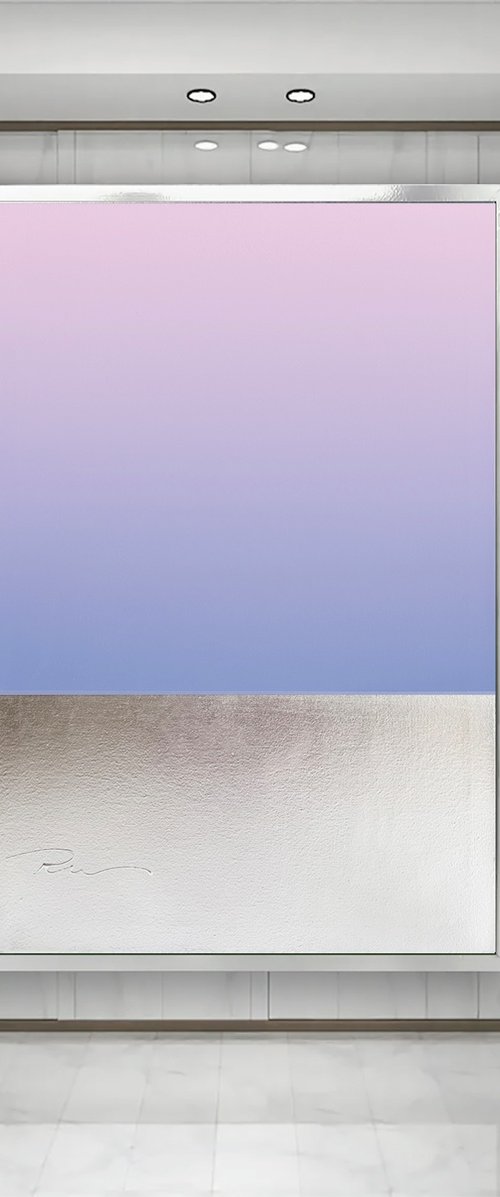 Soft Pink Sea Gradient by Indie Ru