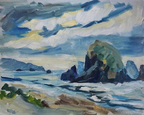 "Cannon Beach" - Seascape - Oregon by Katrina Case