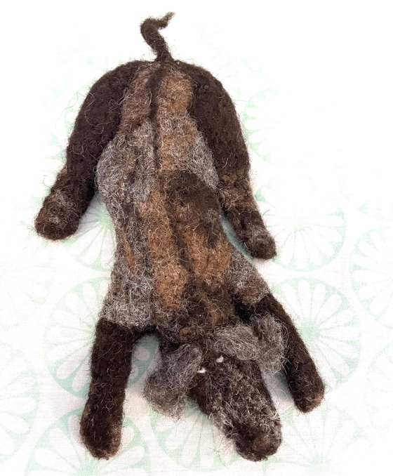 DOG PATAGON, felted wool