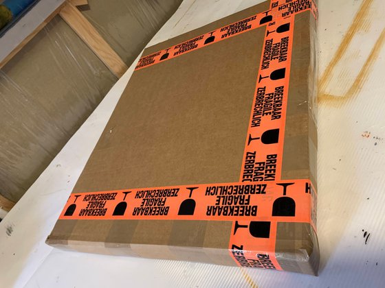 Waiting man in Blue.