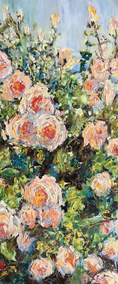 Garden Roses by Diana Malivani