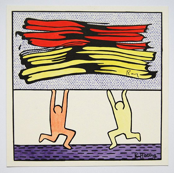 Inspired by Haring and Lichtenstein