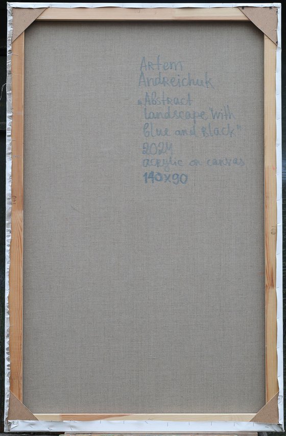 Landscape with Blue and Black