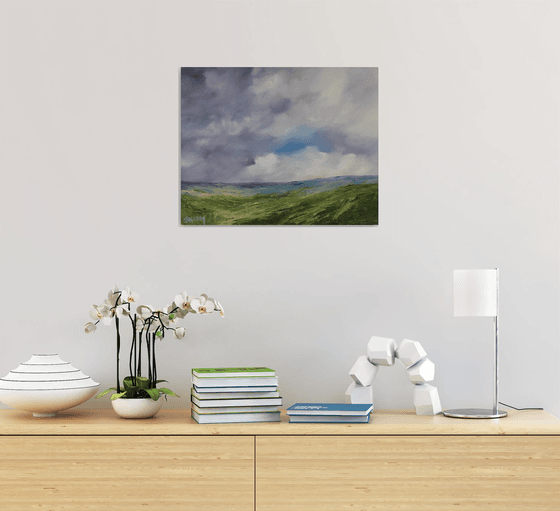 Bruised Sky, Irish Landscape