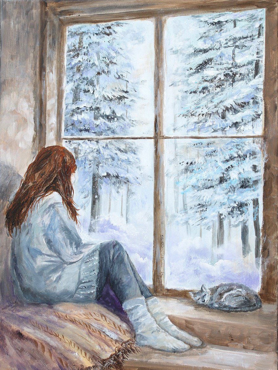 Cozy Hour By Katerina Koroleva, 12 X 16, Artwork For Sale On Artfinder