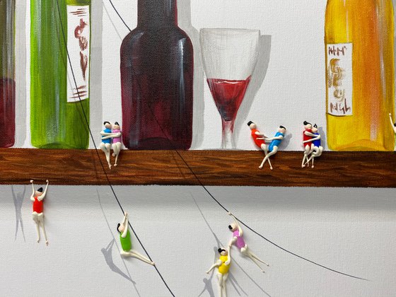 Action.3D Freedom Wine. Eka Peradze Art.