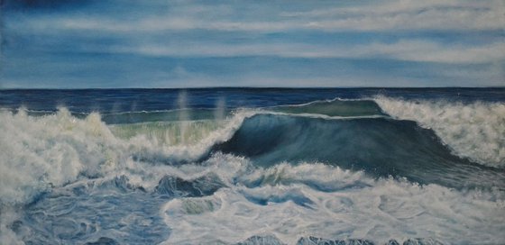 New Zealand - wave painting