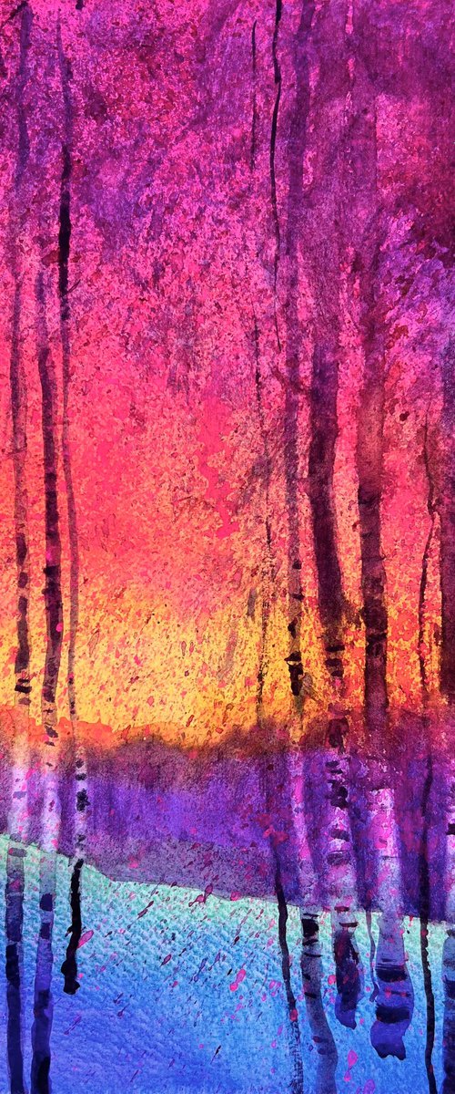 Birches series #2 by Andrii Kovalyk