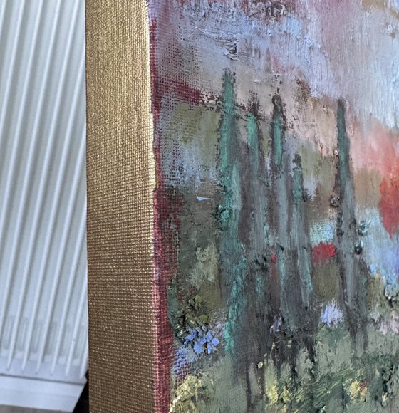 Abstract landscape. The Space Between Moments