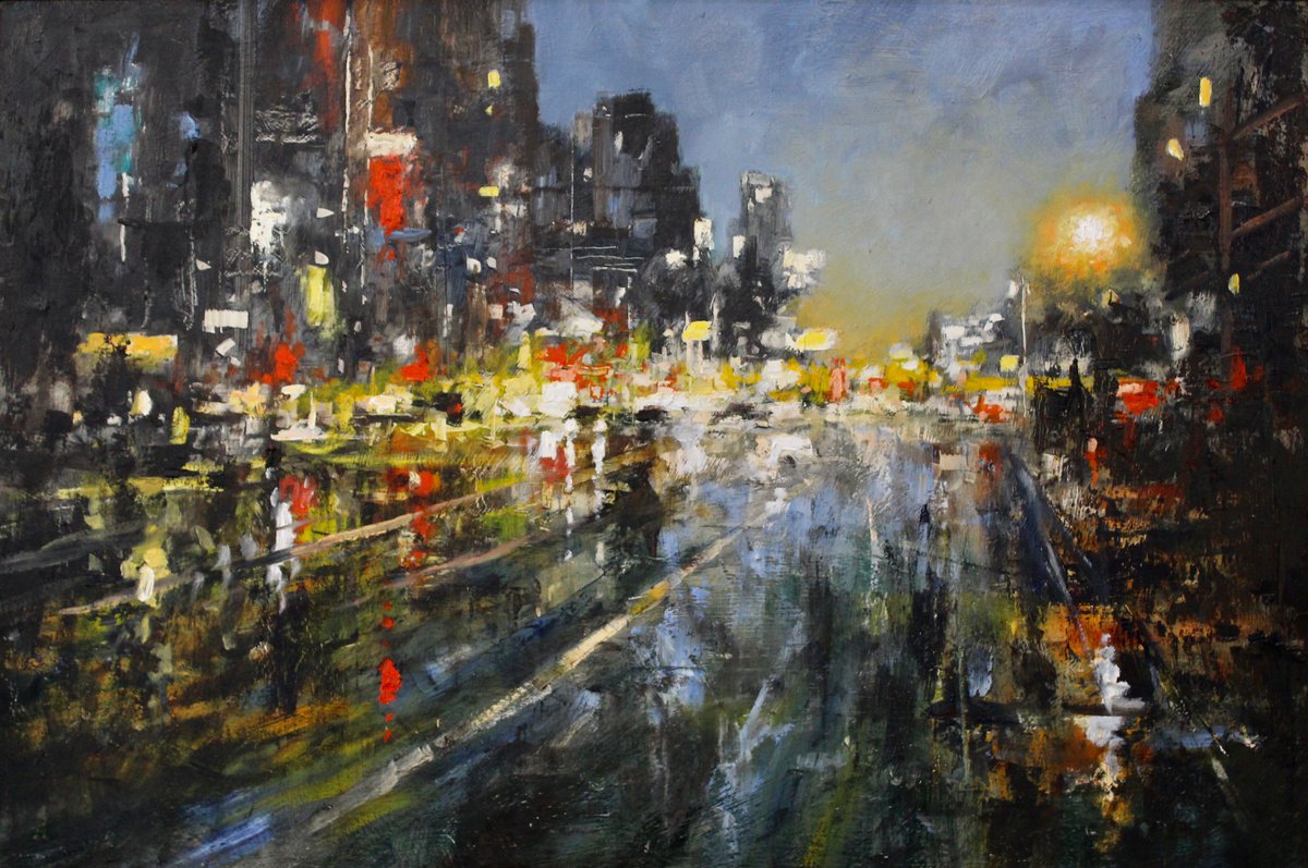 Rainy Night by Gary Shepard