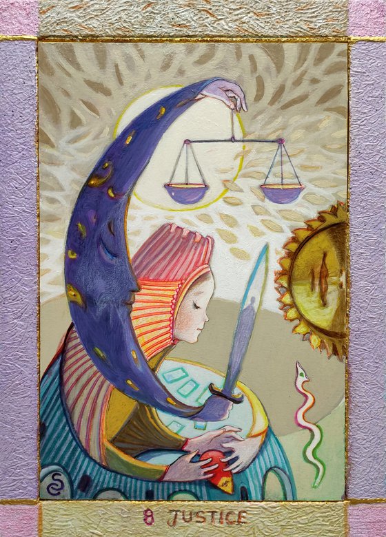 JUSTICE, MAJOR ARCANA 8