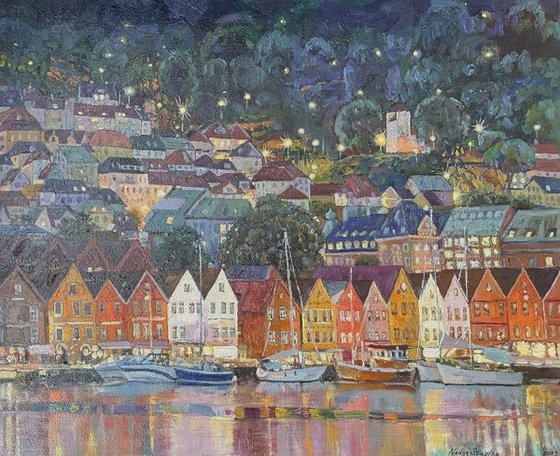 Summer night in Bergen