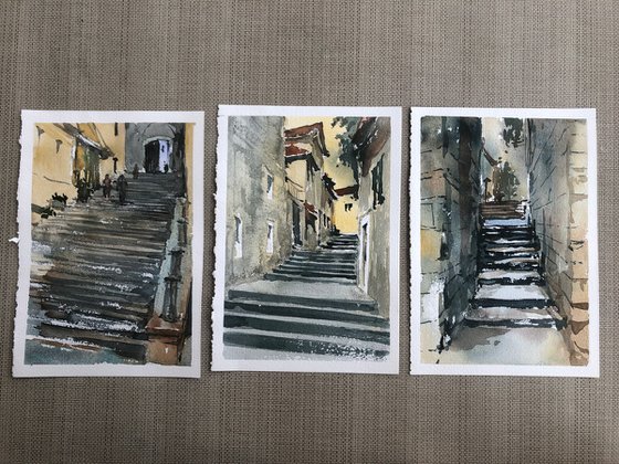 Set of 3 sketches