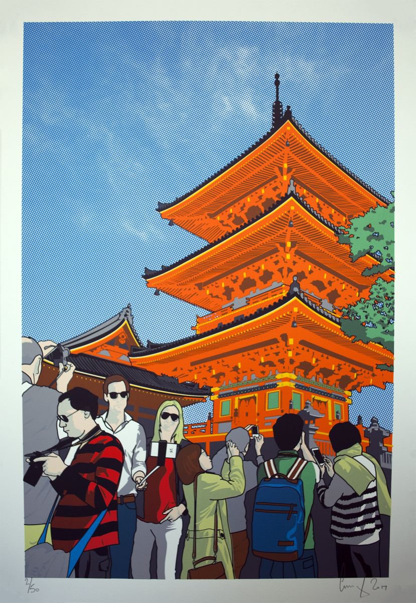 Kyoto Temple by Gerry Buxton