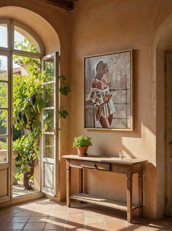 " MORNING LIGHT WITH COFFEE "