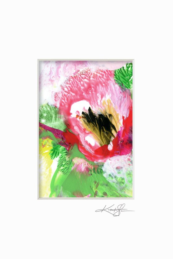 Blooming Magic 210 - Abstract Floral Painting by Kathy Morton Stanion