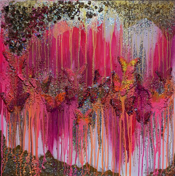 Pink wonder butterflies