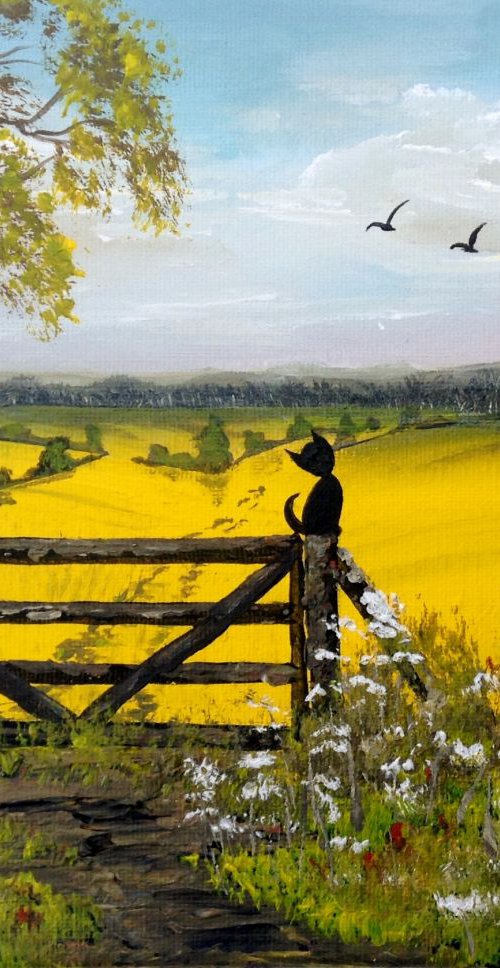 The Cat on the Gate by Marja Brown