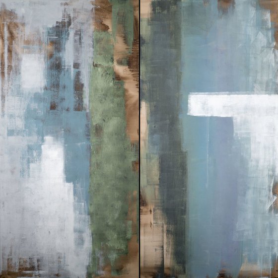 Abstract #00 - Diptych