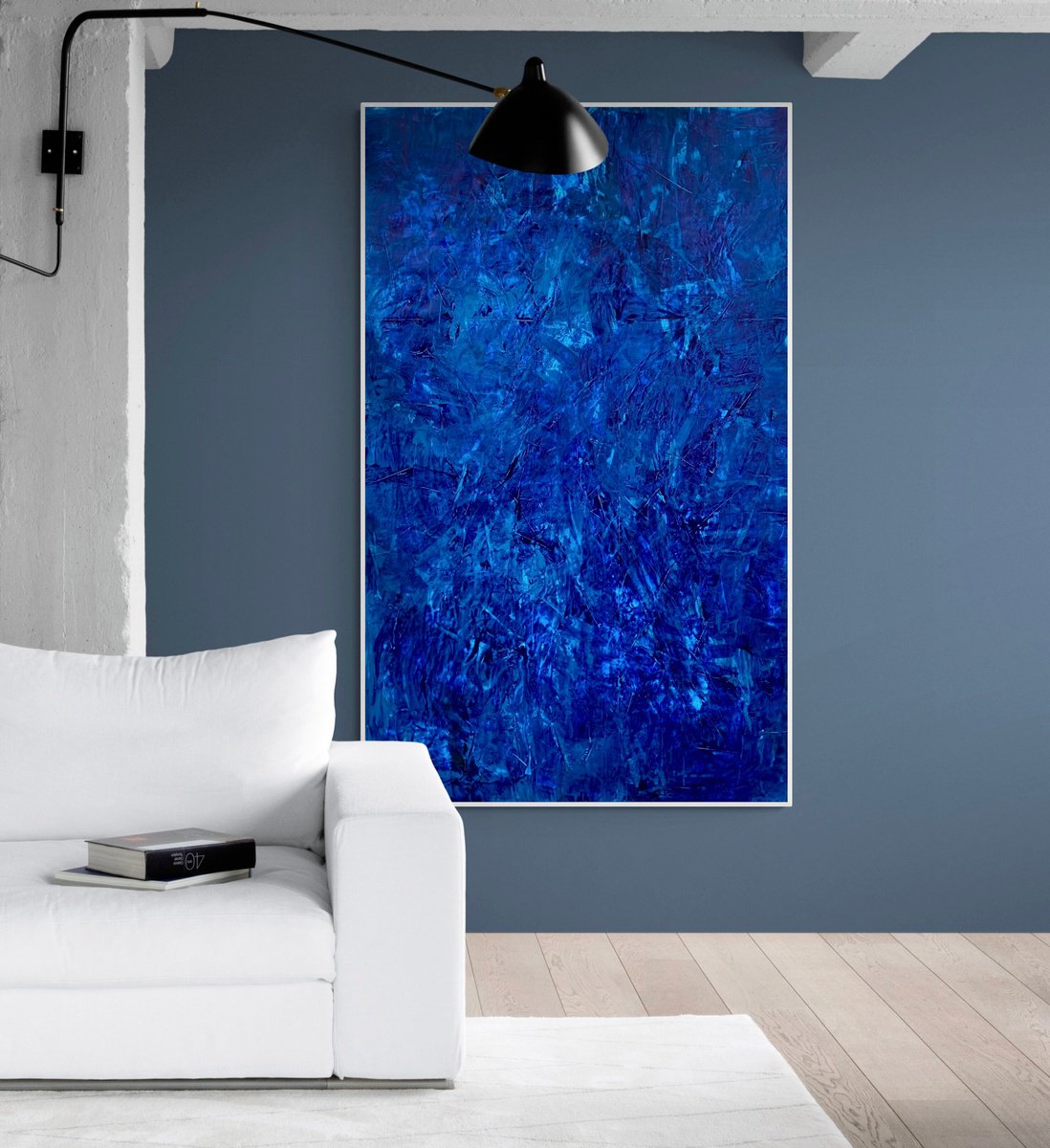  Beyond The Blue Sea No. 1126 By Anita Kaufmann, 35 X 59, Artwork For Sale On Artfinder