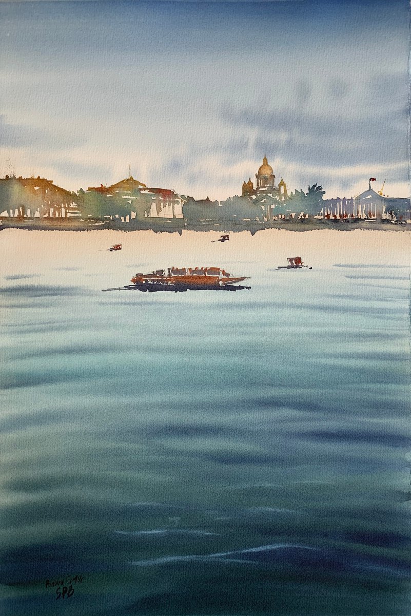 City on Neva. St. Petersburg. by Evgenia Panova