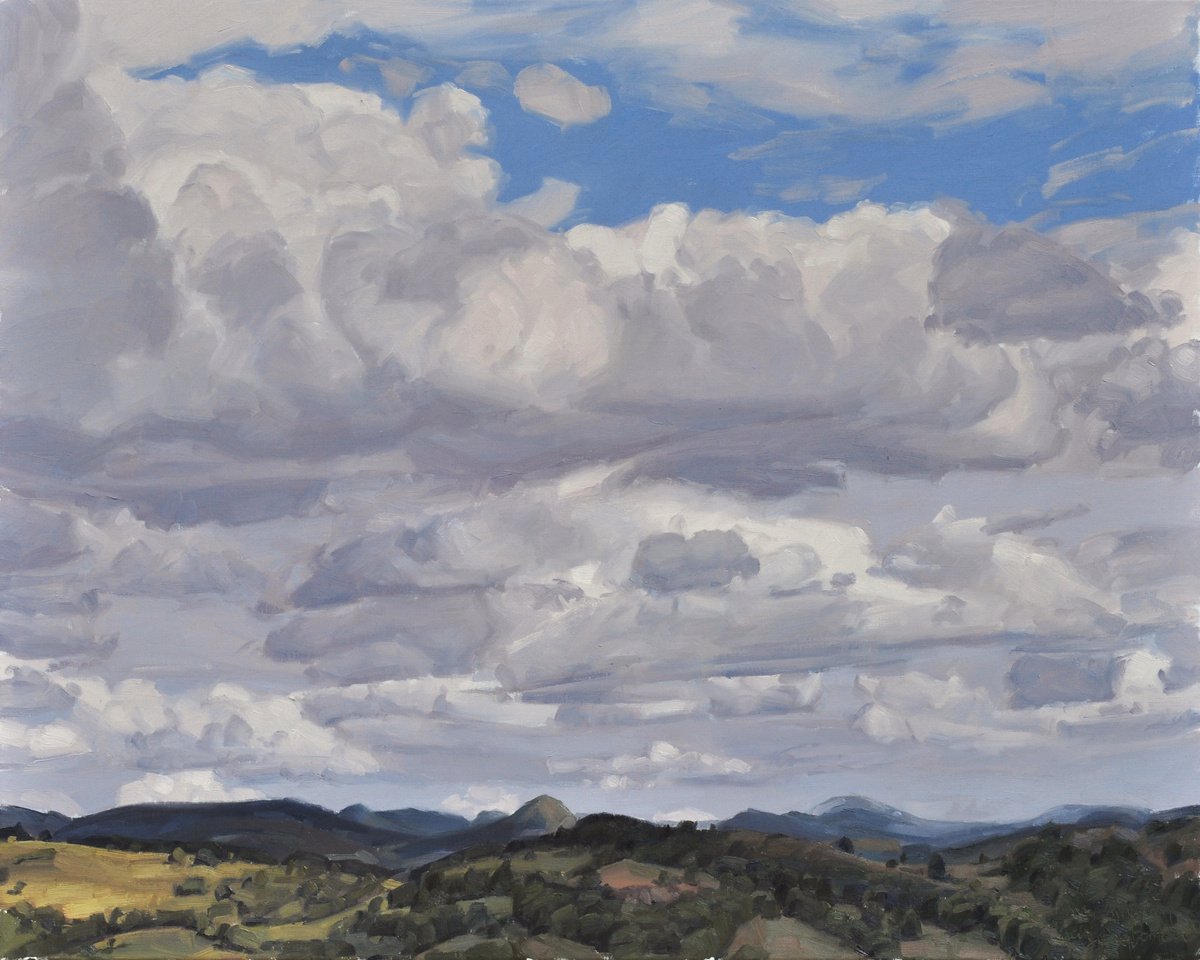 September 16, clouds above the Roches de Mariol by ANNE BAUDEQUIN