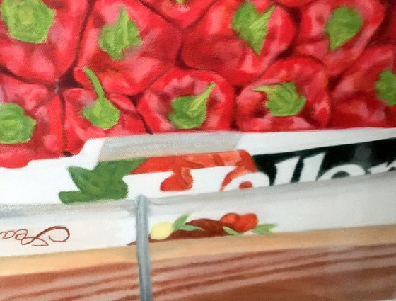 CLEMENTINES & PEPPERS 28 x 22