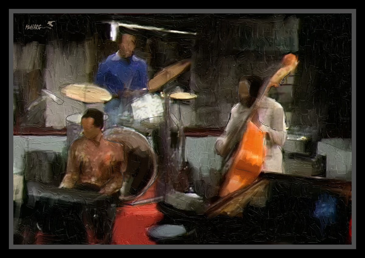 Impressionistic Portrait Painting By Joe Mcharg, 42 X 30, Early Ramsey, Original Artwork