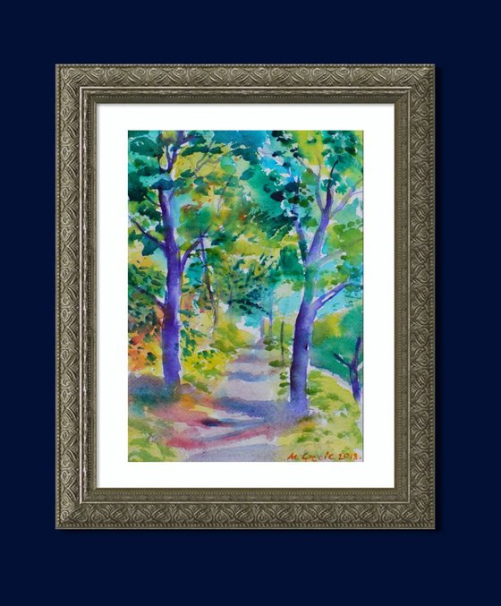 Through the tree path
