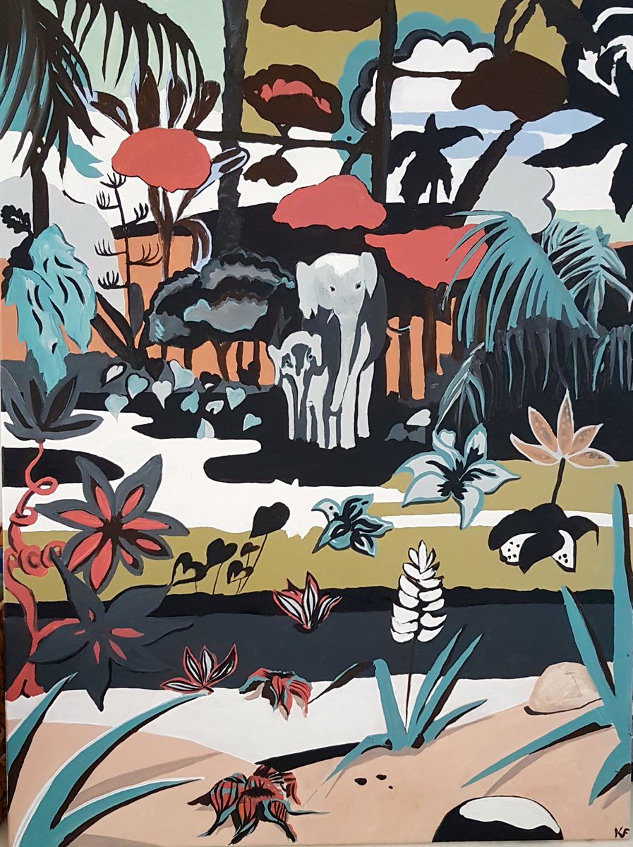 Jungle Fantasy 2: Elefants by Kathrin Fl�ge