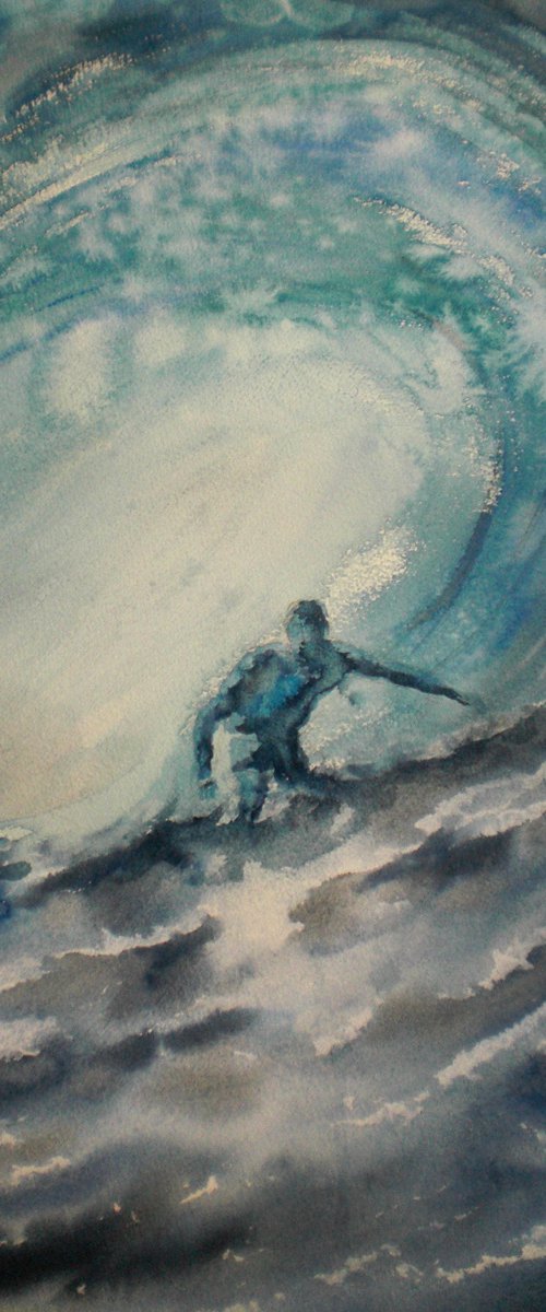 the surfer by Giorgio Gosti